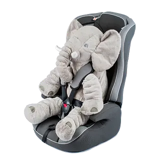 Plüschtier im Kindersitz