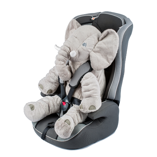 Plüschtier im Kindersitz